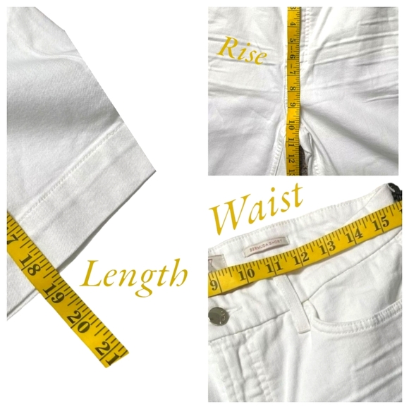 Jen 7 | 7 for All Mankind Womens Denim Bermuda Shorts Stretchy Sz 10 NWT - Picture 9 of 15